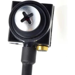 MINI MICRO TELECAMERA CAMERA CAM SPIA SPY A COLORI AUDIO CON MICROFONO VITE