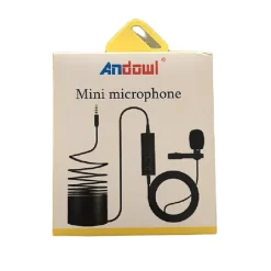 MINI MICROFONO LAVALIER OMNIDIREZIONALE 360° PER SMARTPHONE FOTOCAMERA Q-955S