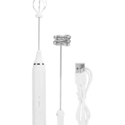 MINI MISCELATORE AGITATORE Q-JB31 DOPPIA TESTA FRULLINO PER CAFFÈ LATTE UOVA