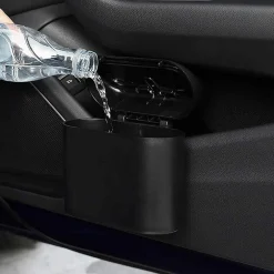 MINI PATTUMIERA CESTINO PORTAOGGETTI RIFIUTI PER AUTO CON CLIP SUPPORTO Q-L088