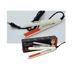 MINI PIASTRA PER CAPELLI IN CERAMICA PORTATILE VIAGGIO COMODA BORSA 150° GM-2923