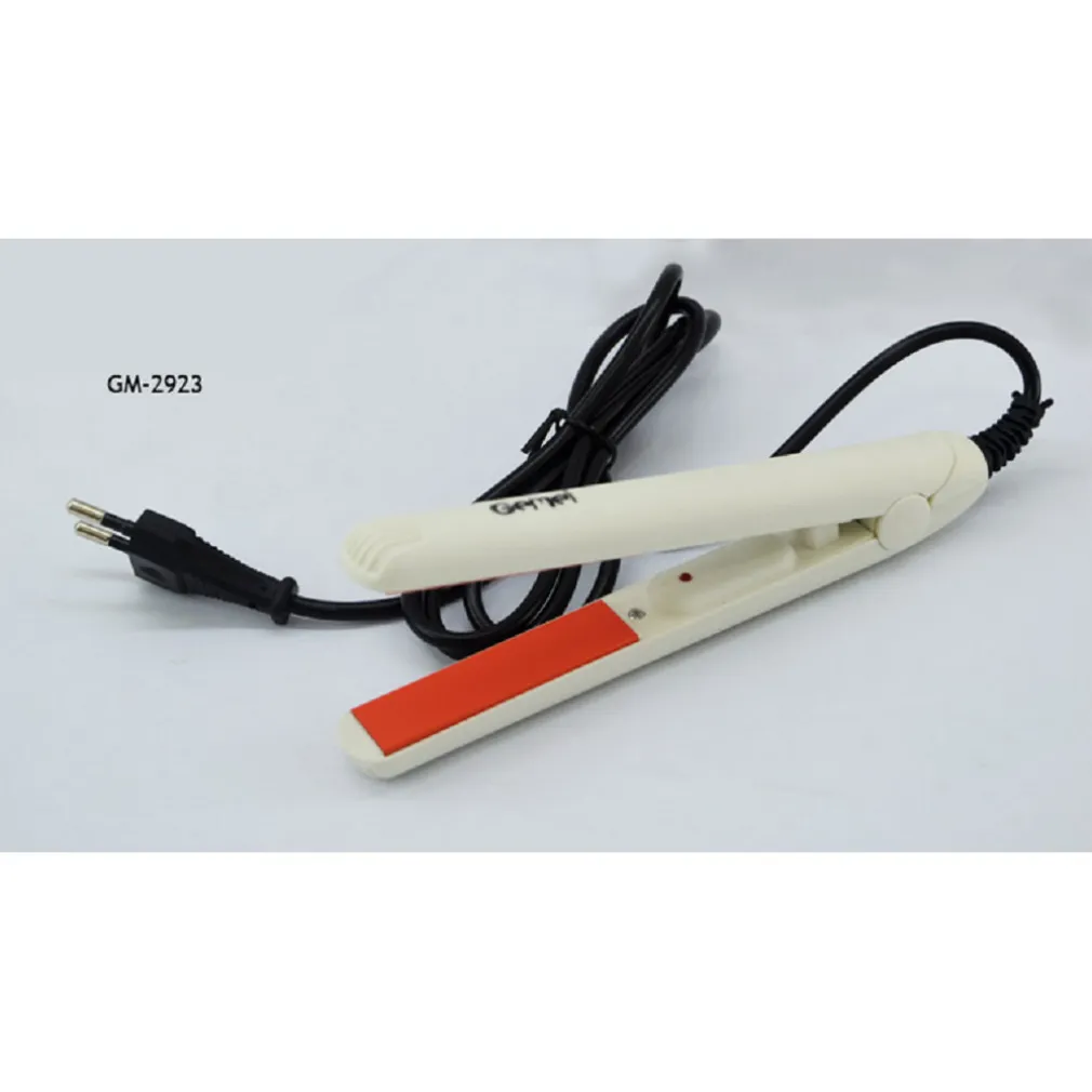 MINI PIASTRA PER CAPELLI IN CERAMICA PORTATILE VIAGGIO COMODA BORSA 150° GM-2923