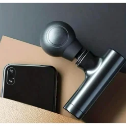 MINI PISTOLA MASSAGGIO SCHIENA SPALLA PANCIA COSCIA VISO RICARICA USB 4 VELOCITÀ