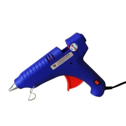 MINI PISTOLA PER COLLA A CALDO 80W CON 10 STICK IN SILICONE FAI DA TE BRICOLAGE