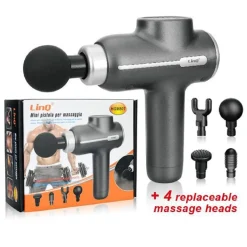 MINI PISTOLA PER MASSAGGIO TERAPIA VIBRAZIONI A PERCUSSIONE MASSAGGIANTE HGM807