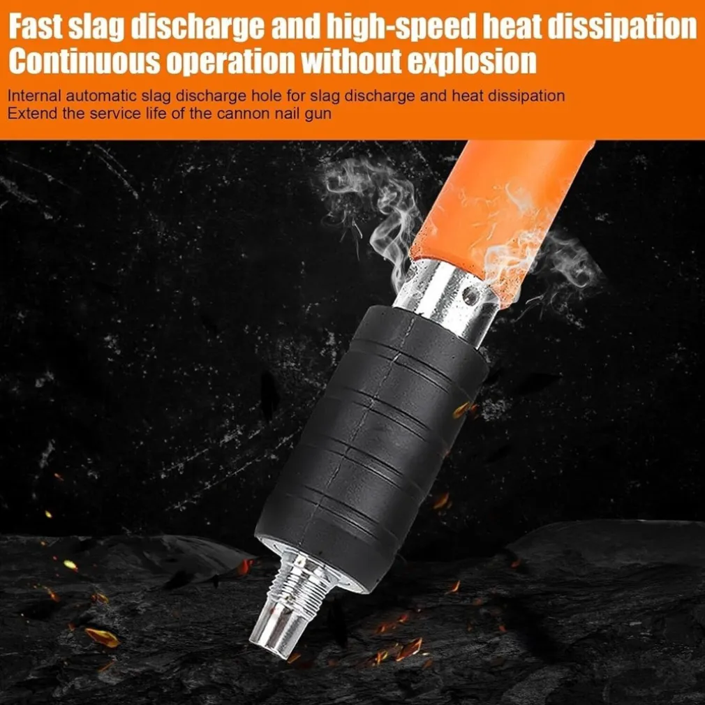 MINI PISTOLA SPARACHIODI MANUALE CON 10 CHIODI PORTATILE SILENZIATORE REGOLABILE