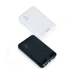 MINI POWERBANK 8000MAH CARICATORE PORTATILE DUAL USB 4LED SOTTILE LEGGERO TT8803