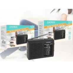 MINI RADIO FM PORTATILE TASCABILE BANDE AM FM RICEVITORE AUDIO MUSICA TX-8184