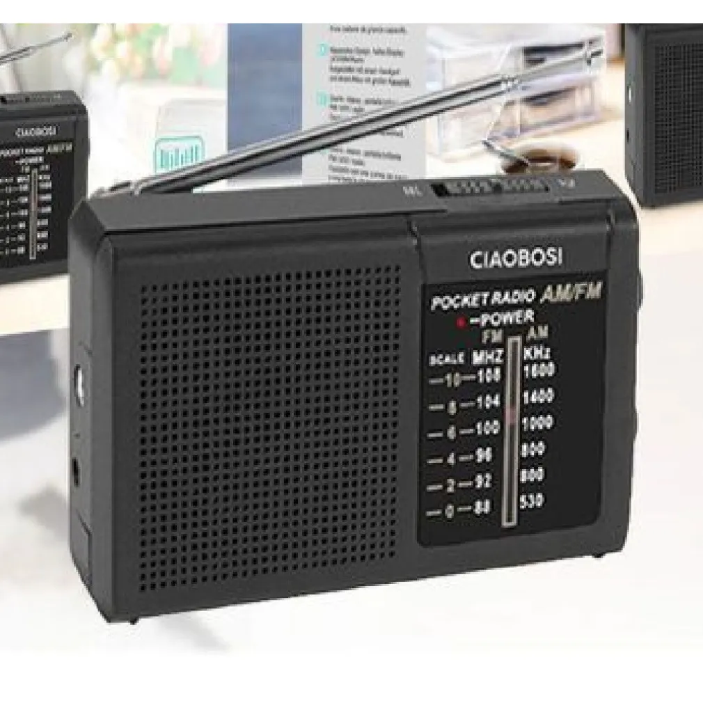 MINI RADIO FM PORTATILE TASCABILE BANDE AM FM RICEVITORE AUDIO MUSICA TX-8184