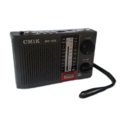 MINI RADIO PORTATILE RADIOLINA FM RICARICABILE LETTORE MP3 USB MICROSD CMIK MK938