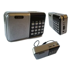 MINI RADIO PORTATILE RADIOLINA FM LETTORE MP3 USB TF MICROSD CMIK MK-140