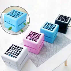 MINI RAFFRESCATORE EVAPORATIVO VENTILATORE USB PORTATILE RICARICABILE 360° 3 IN1