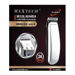 MINI RASOIO PORTATILE VIAGGIO 3 PETTINI REGOLA BARBA TAGLIACAPELLI 10.5 CM TA-BA007