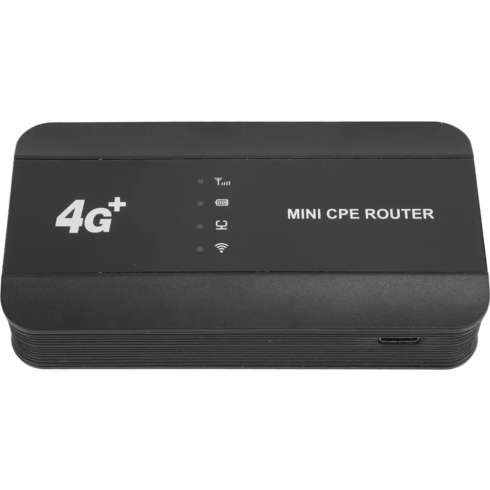 MINI ROUTER CPE ETHERNET 4G LTE WIFI 6 300MBPS RJ45 SLOT SCHEDA SIM TIPO C PORTATILE