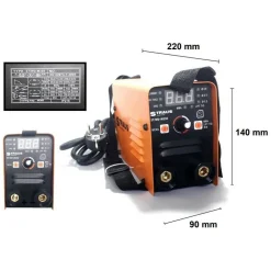 MINI SALDATRICE AD ELETTRODO ELETTRICA INVERTER ELETTRODO 1.6 /3.2MM 350A M350