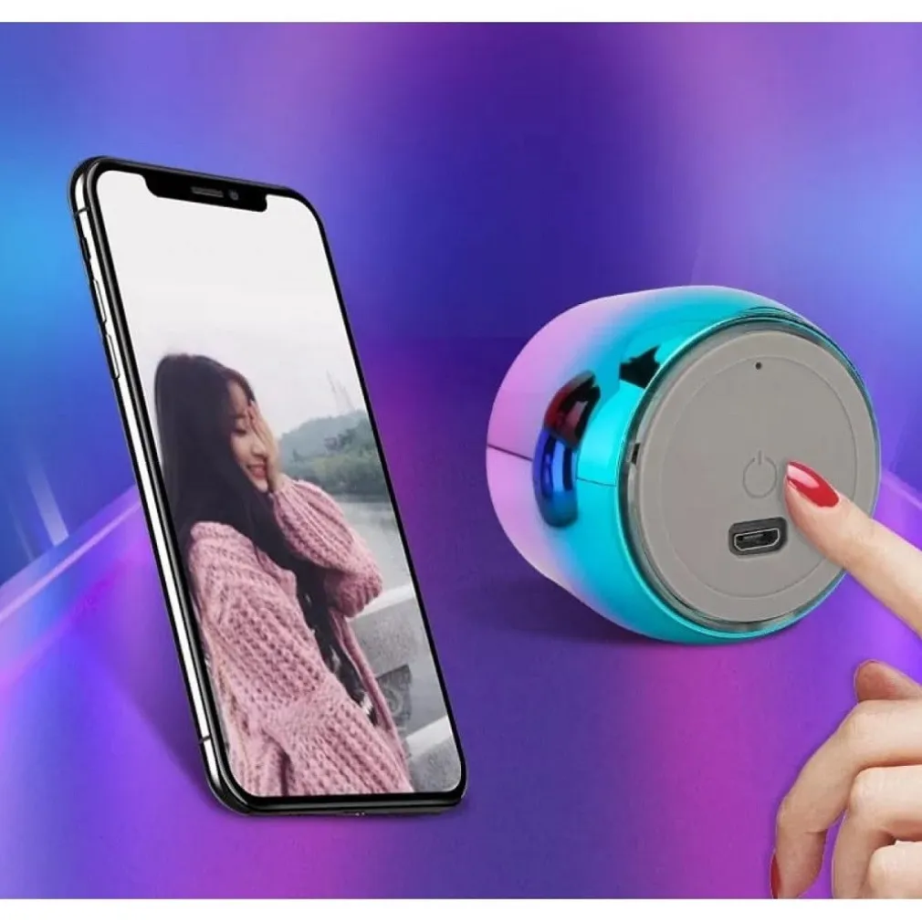 MINI SPEAKER WIRELESS Q-YX9C ALTOPARLANTE BLUETOOTH 5.0 PORTATILE SENZA FILI 3W