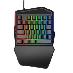MINI TASTIERA GIOCO SINGOLA USB RETROILLUMINAZIONE RGB A UNA MANO GAMING Q-JP60