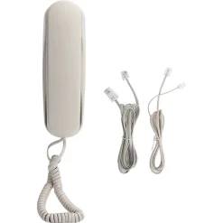 MINI TELEFONO FISSO CON FILO LINEA FISSA CLASSICO DA PARETE UFFICIO FAMIGLIA