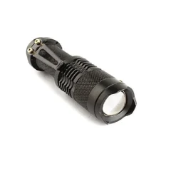 MINI TORCIA A LUCE BIANCA 500 W 800 LUMES RICARICABILE RESISTENTE CON GANCIO