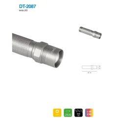MINI TORCIA LED SMD 90MM IN ALLUMINIO PER ESCURSIONI TASCABILE PORTATILE DT-2087