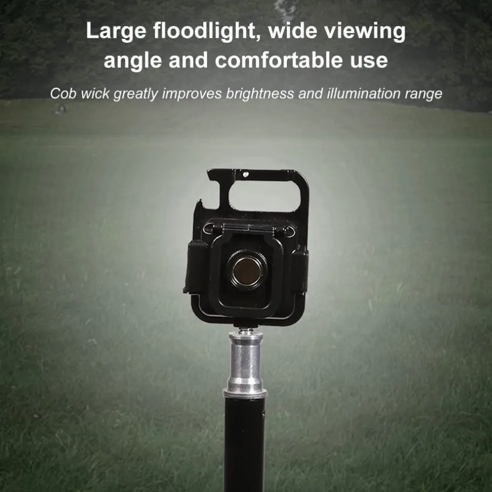 MINI TORCIA PORTATILE COB RICARICABILE PORTACHIAVI MULTIFUNZIONE EMERGENZA PESCA