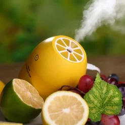 MINI UMIDIFICATORE USB AROMA DIFFUSER DIFFUSORE AROMI AD ULTRASUONI + 4 ESSENZE