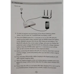 MINI UPS ALIMENTATORE PORTATILE BATTERIA RICARICABILE Q-A212 17 W BACKUP ROUTER