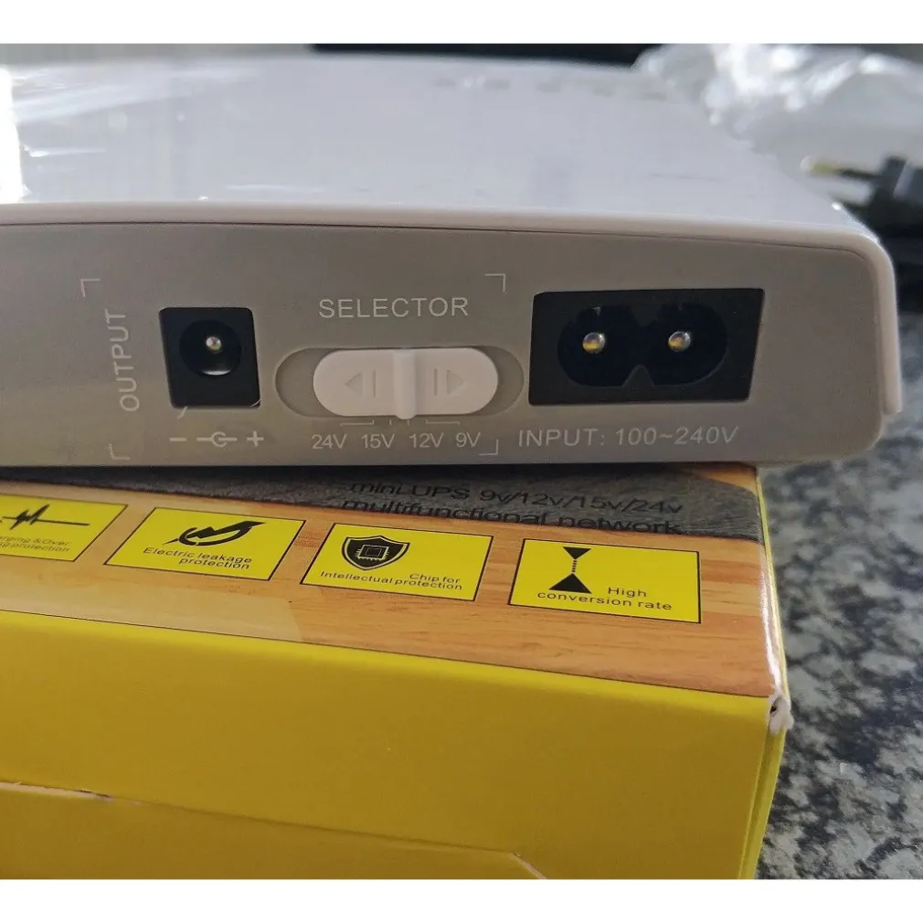 MINI UPS ALIMENTATORE PORTATILE BATTERIA RICARICABILE Q-A212 17 W BACKUP ROUTER