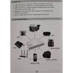 MINI UPS ALIMENTATORE PORTATILE BATTERIA RICARICABILE Q-A212 17 W BACKUP ROUTER