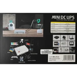 MINI UPS PORTATILE RICARICABILE Q-UP600 15000MAH PER MODEM INTERNET ROUTER CCTV