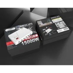 MINI UPS PORTATILE RICARICABILE Q-UP600 15000MAH PER MODEM INTERNET ROUTER CCTV