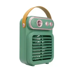 MINI VENTILATORE A SPRUZZO VINTAGE RETRO DA TAVOLO ELETTRICO PORTATILE USB BATTERIA