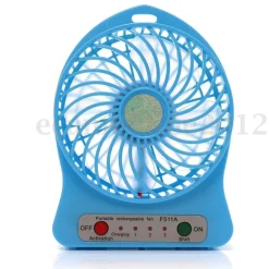 MINI VENTILATORE PORTATILE USB O BATTERIE VENTOLE UFFICIO CASA AUTO