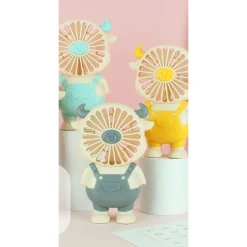 MINI VENTILATORE PORTATILE VIAGGIO BATTERIA RICARICABILE USB FORMA TORO XC-5257