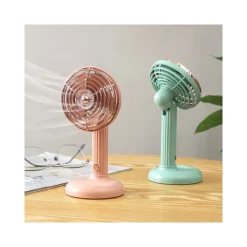 MINI VENTILATORE RICARICABILE USB PORTATILE PIEGHEVOLE PER CASA UFFICIO ESTATE
