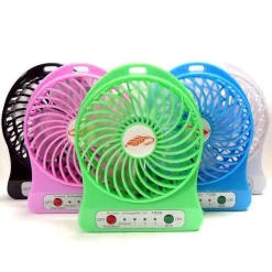 MINI VENTILATORE USB RICARICABILE REGOLABILE 3 VELOCITà PORTATILE A BATTERIE