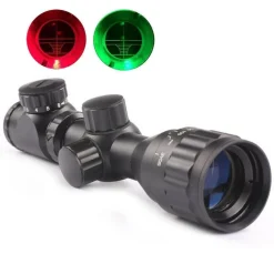 MIRINO OTTICO DI PRECISIONE PER FUCILE CARABINA RETICOLO ILLUMINATO 2-6X32AOEG