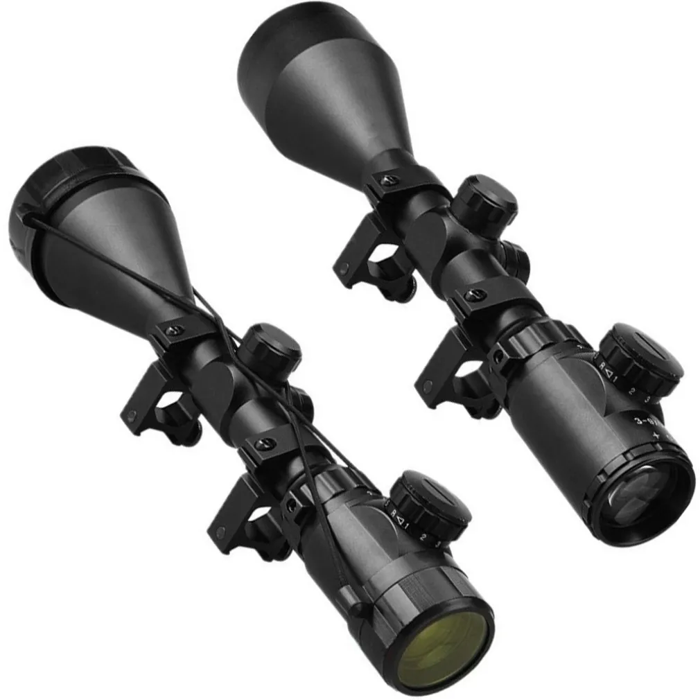 MIRINO OTTICO DI PRECISIONE PER FUCILE PER CARABINA RETICOLO ILLUMINATO 3-9x56E