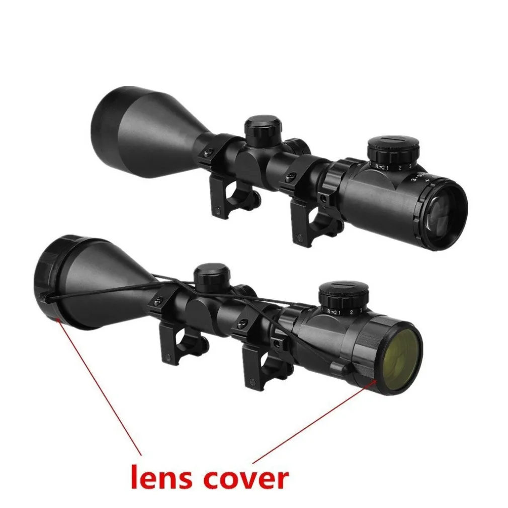 MIRINO OTTICO DI PRECISIONE PER FUCILE PER CARABINA RETICOLO ILLUMINATO 3-9x56E