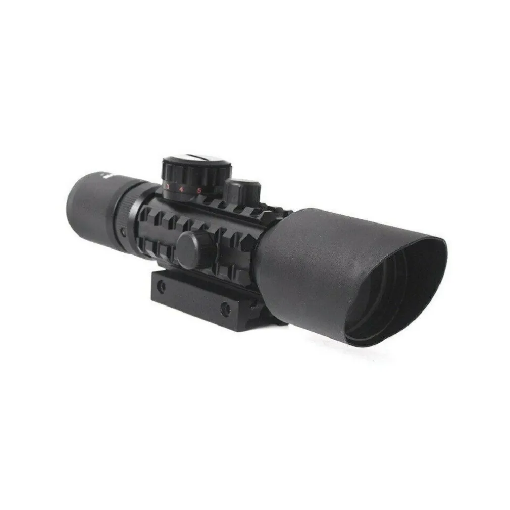 MIRINO OTTICO DI PRECISIONE PER FUCILE CARABINA CON RETICOLO ILLUMINATO 3-10X40