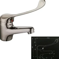 MISCELATORE BAGNO BIDET 58949 LAVELLO LAVABO LAVANDINO MONOCOMANDO RUBINETTERIA
