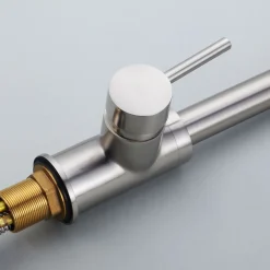 MISCELATORE LAVELLO CUCINA DOCCIA ESTRAIBILE PROFESSIONALE CROMATO RUBINETTO