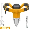 MISCELATORE PER MALTA 1400 WATT TRAPANO MESCOLATORE COLLA CEMENTO CON FRUSTA M14