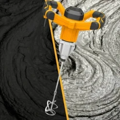 MISCELATORE PER MALTA 1400 WATT TRAPANO MESCOLATORE COLLA CEMENTO CON FRUSTA M14