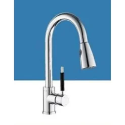 MISCELATORE RUBINETTO LAVELLO CUCINA GETTO LAVABO CON DOCCETTA ESTRAIBILE 59595