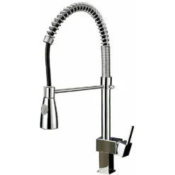 MISCELATORE RUBINETTO LAVELLO CUCINA GETTO LAVABO DESIGN QUADRATO DOCCETTA 59592