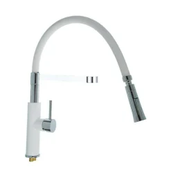 MISCELATORE RUBINETTO LAVELLO CUCINA CON DOCCETTA MONOCOMANDO CANNA ALTA 59594