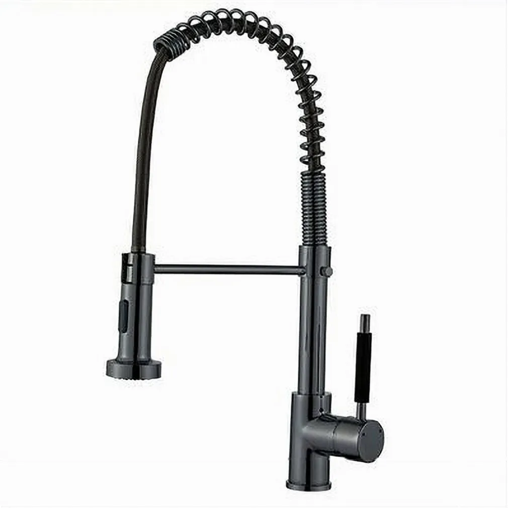 MISCELATORE RUBINETTO LAVELLO CUCINA DOCCETTA GETTO A MOLLA BOCCA GIREVOLE 87468