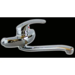 MISCELATORE RUBINETTO MONOCOMANDO PER BAGNO GRUPPO VASCA ACCIAIO CROMATO