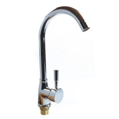 MISCELATORE RUBINETTO MONOCOMANDO LAVABO LAVELLO BAGNO CUCINA CROMATO V6